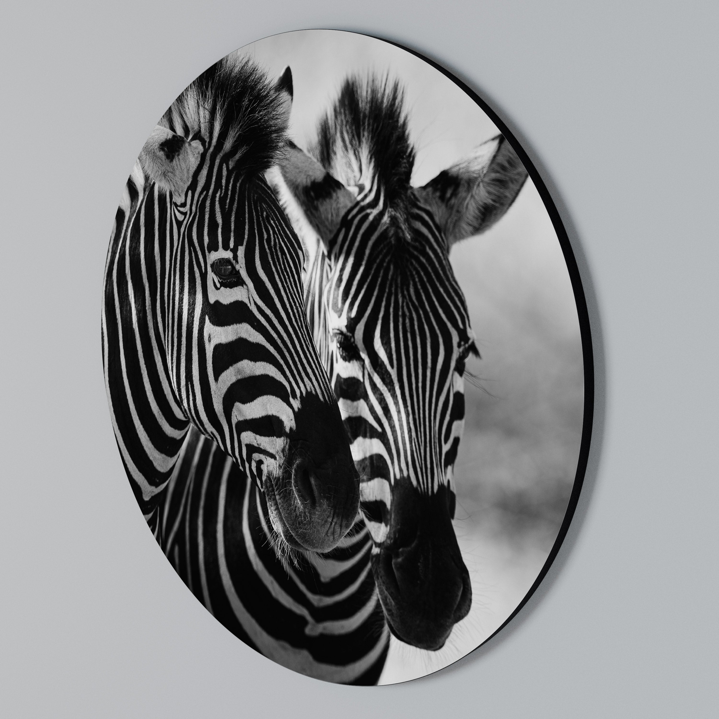 STRIPED SYMPHONY Rund väggdekor