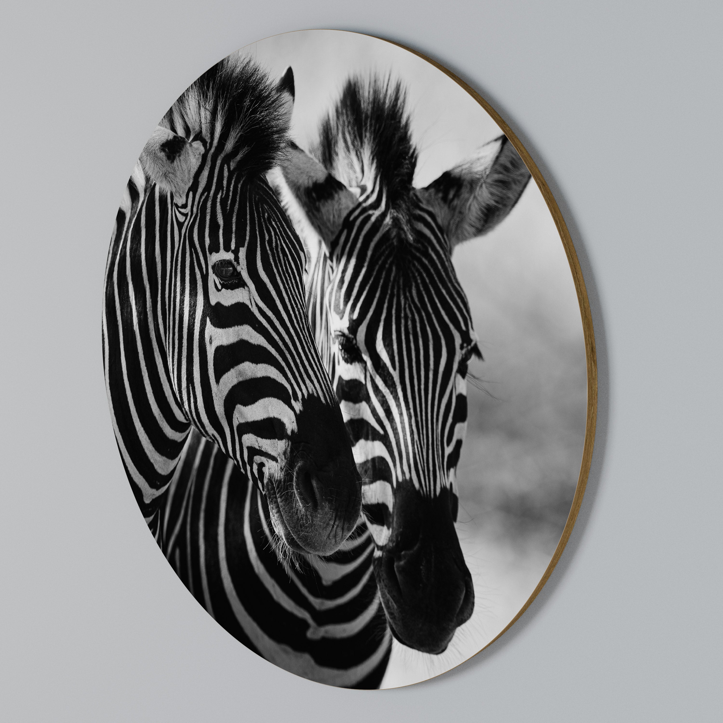 STRIPED SYMPHONY Rund väggdekor