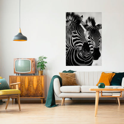 Randig symfoni, vertikal poster med självhäftande tryck