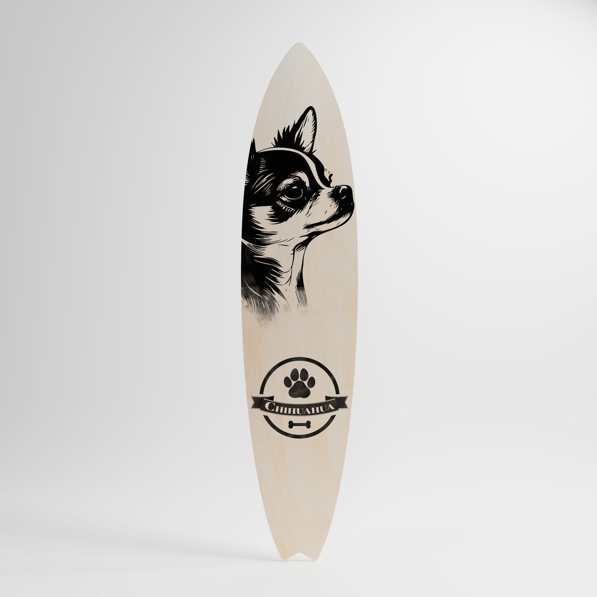 CHIHUAHUA DOG Dekorativ Surfbräda