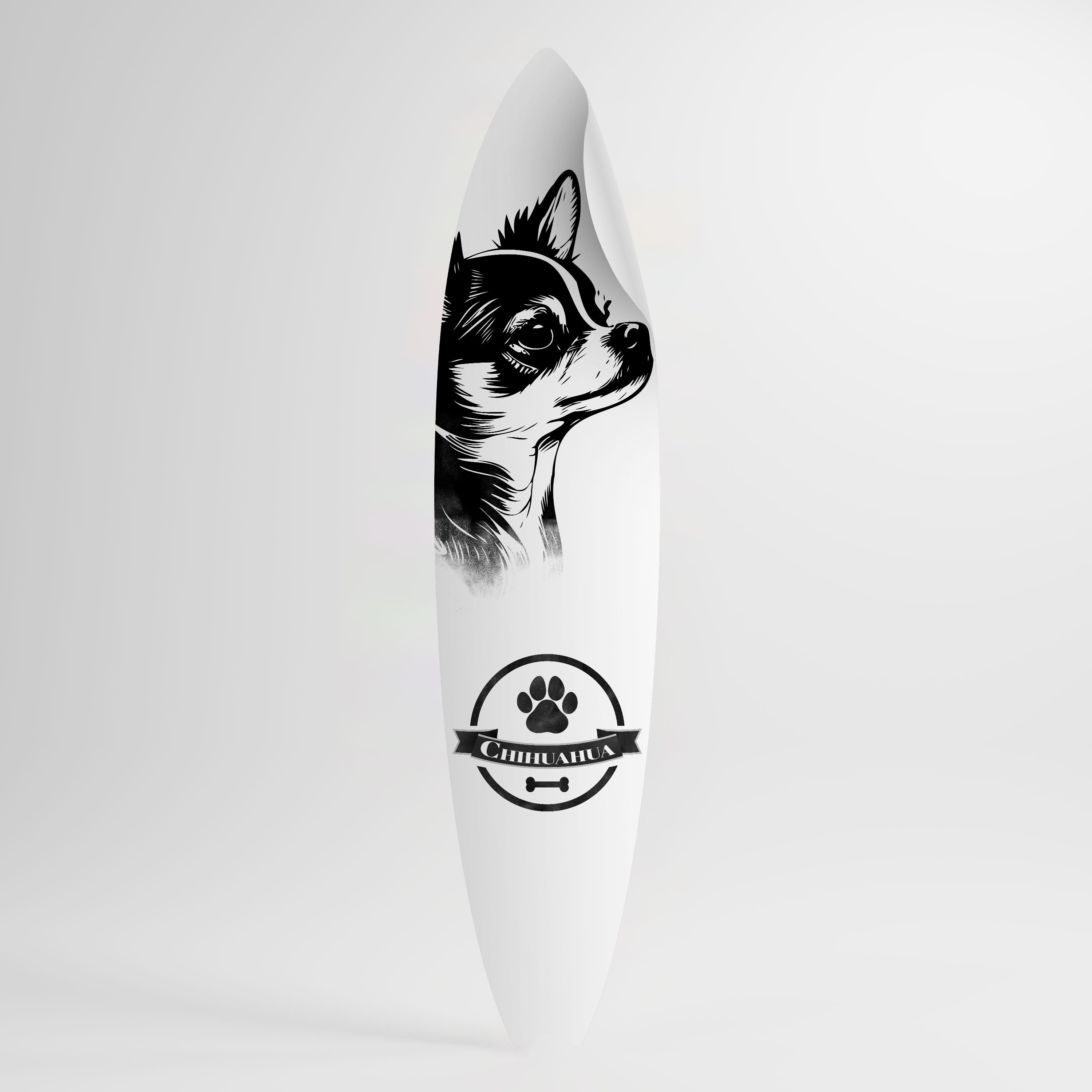 CHIHUAHUA DOG Väggdekal surfbräda