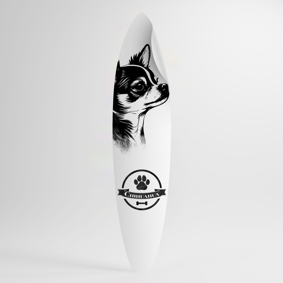 CHIHUAHUA DOG Väggdekal surfbräda