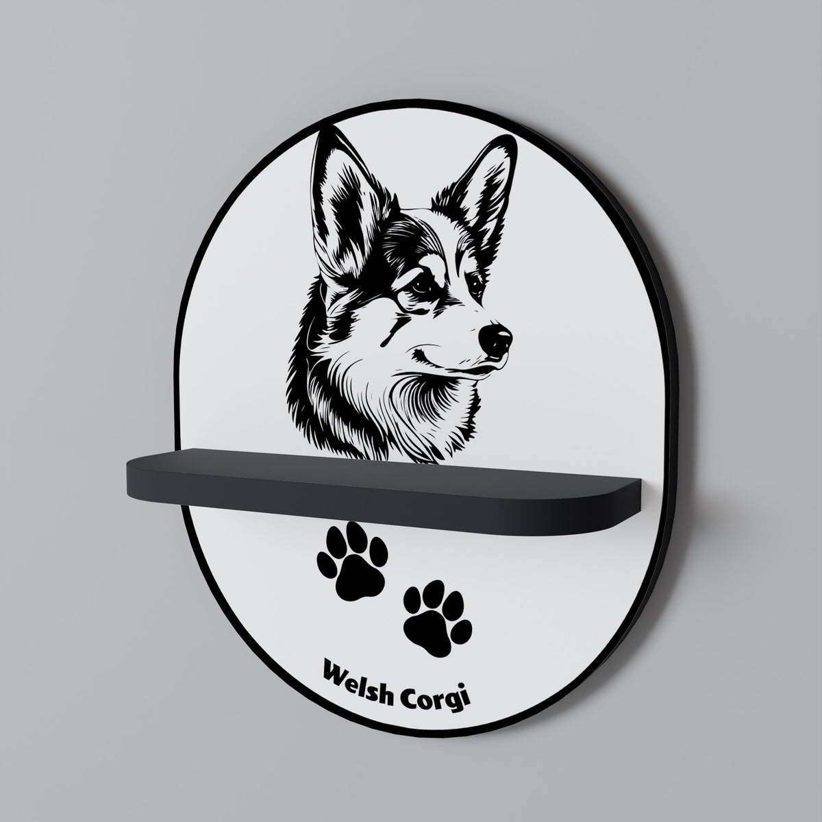 WELSH CORGI PEMBROKE Dekorationshylla