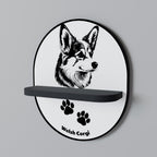 WELSH CORGI PEMBROKE Dekorationshylla
