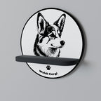 WELSH CORGI PEMBROKE Dekorationshylla