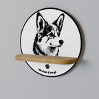 WELSH CORGI PEMBROKE Dekorationshylla