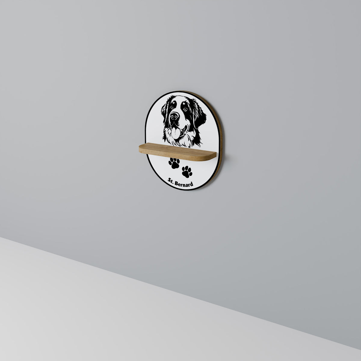 SAINT BERNARD Art Shelf