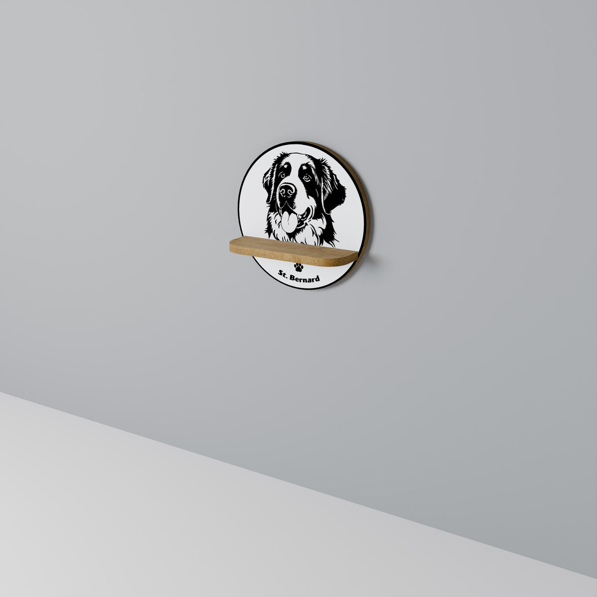 SAINT BERNARD Art Shelf