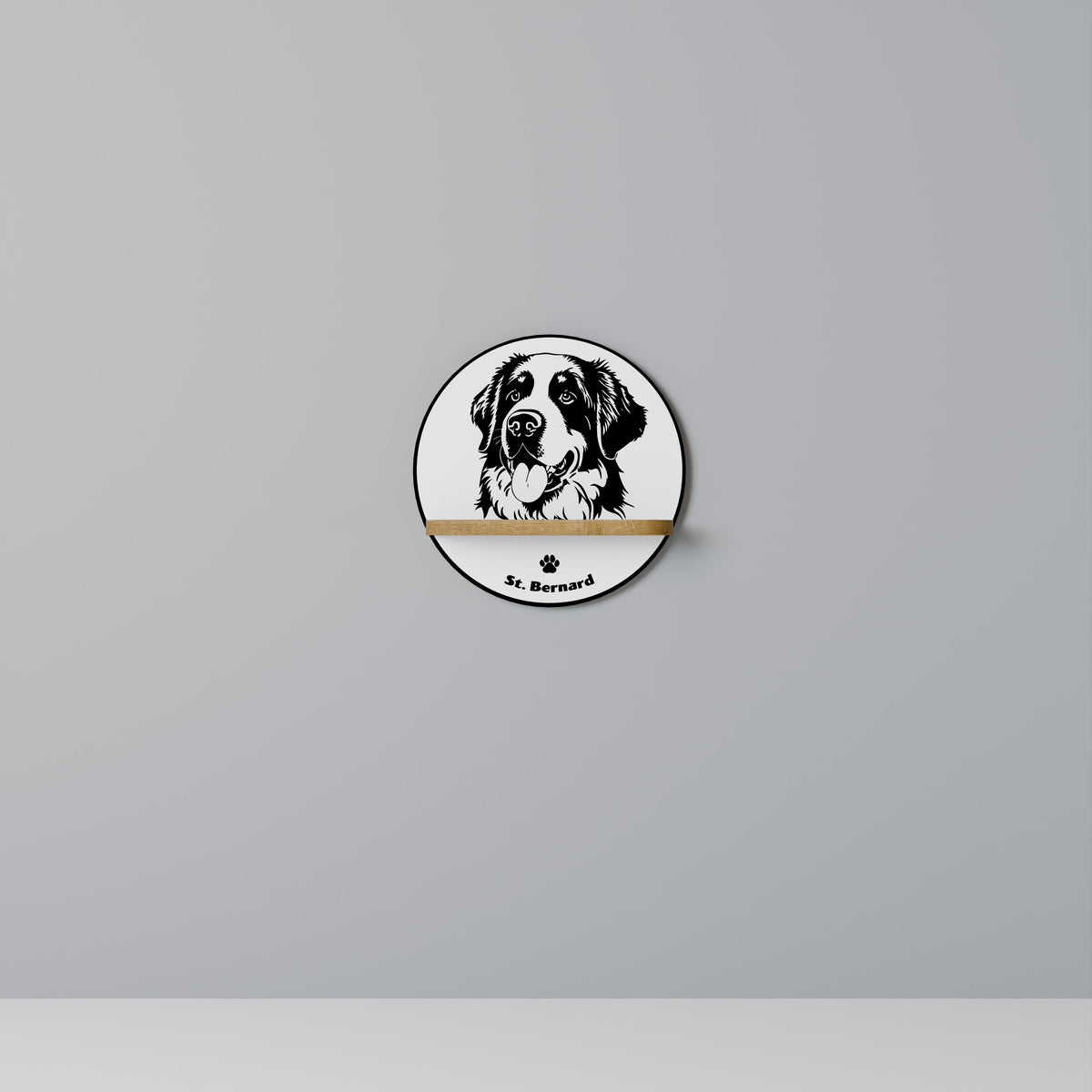 SAINT BERNARD Art Shelf