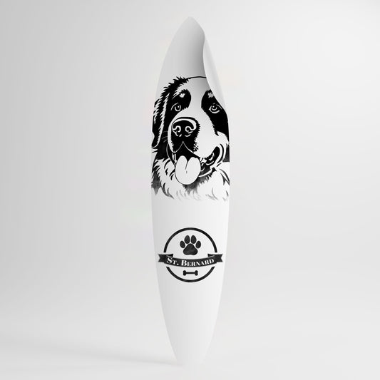 SAINT BERNARD Väggdekal surfbräda