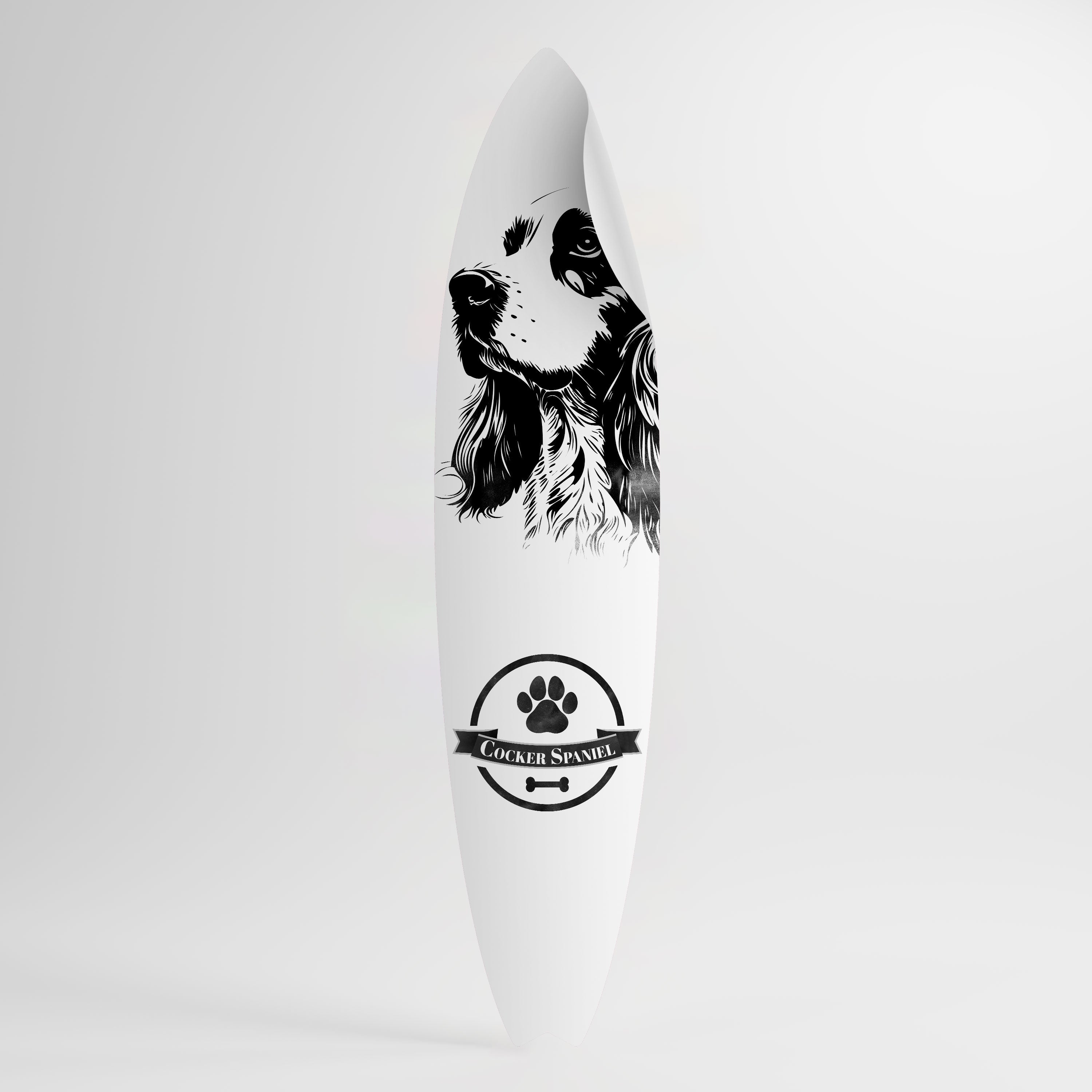 ENGLISH COCKER SPANIEL Väggdekal surfbräda