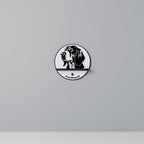 COONHOUND DOG Art Shelf
