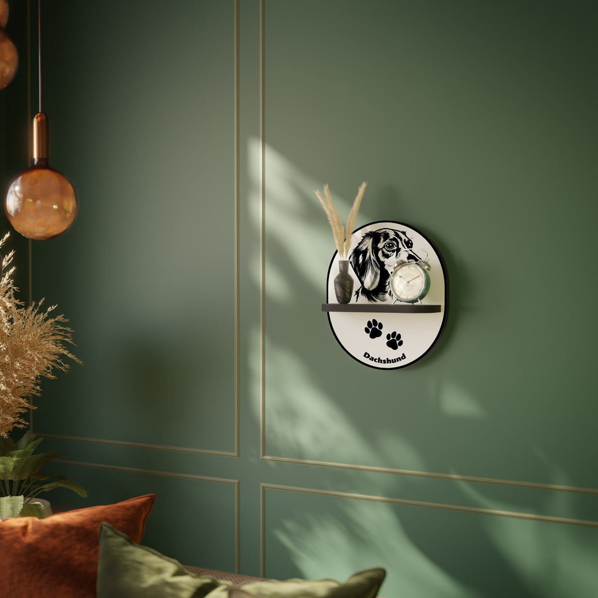 DACHSHUND DOG Dekorationshylla
