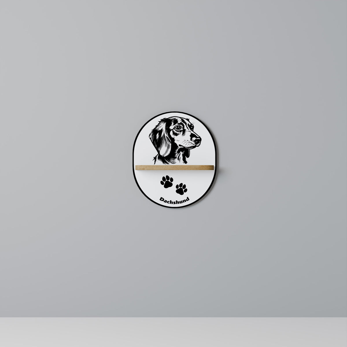 DACHSHUND DOG Dekorationshylla