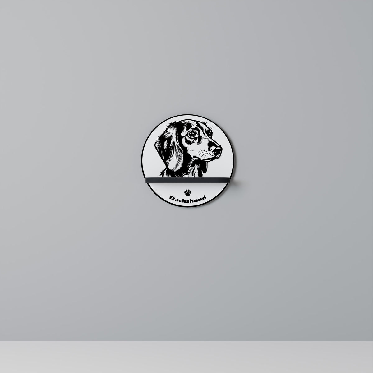 DACHSHUND DOG Dekorationshylla