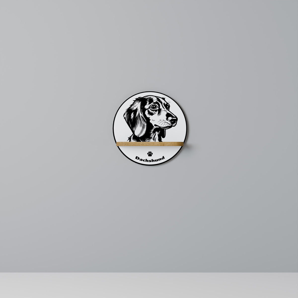 DACHSHUND DOG Dekorationshylla