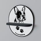 FRENCH BULLDOG Dekorationshylla