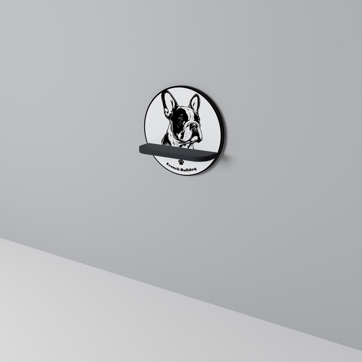 FRENCH BULLDOG Dekorationshylla