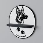 GERMAN SHEPARD Art Shelf