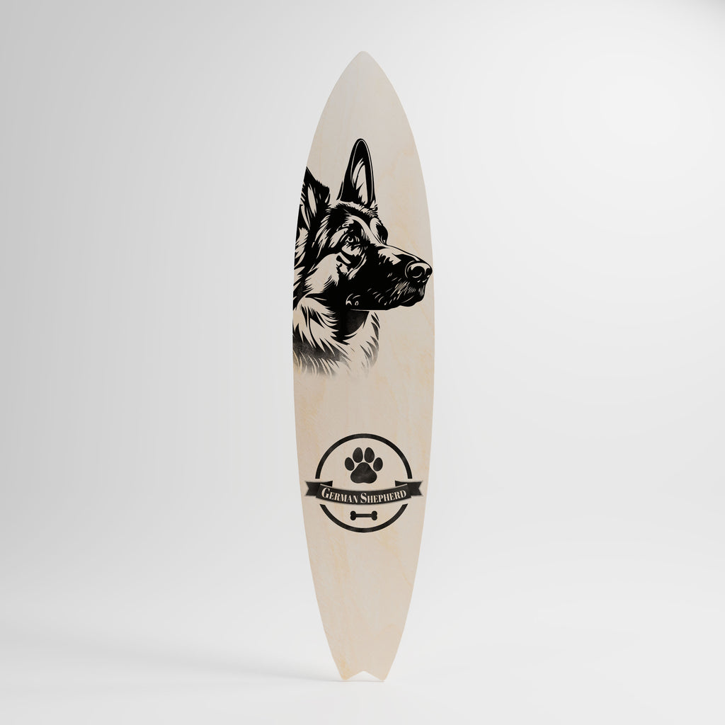GERMAN SHEPARD Dekorativ Surfbräda