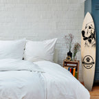 GOLDEN RETRIEVER Dekorativ Surfbräda