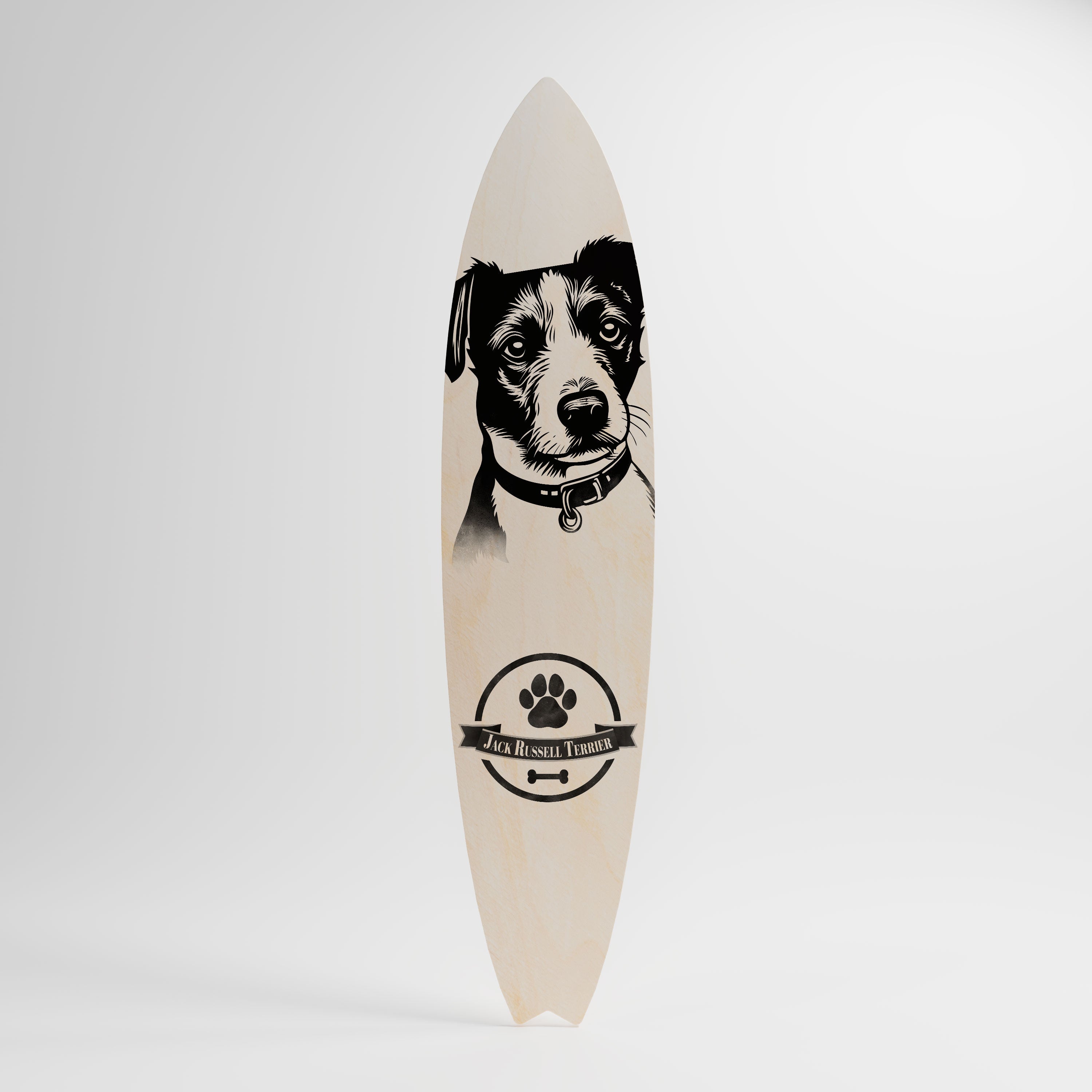 JACK RUSSEL TERRIER Dekorativ Surfbräda
