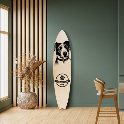 JACK RUSSEL TERRIER Dekorativ Surfbräda