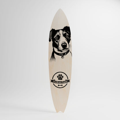 JACK RUSSEL TERRIER Dekorativ Surfbräda