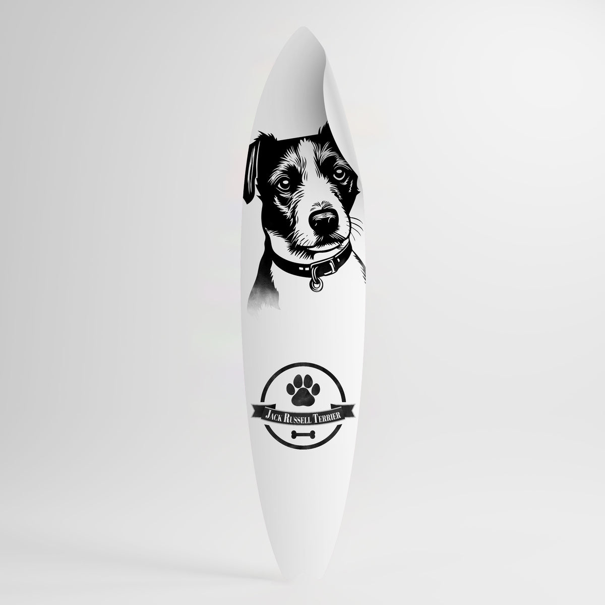 JACK RUSSEL TERRIER Väggdekal surfbräda