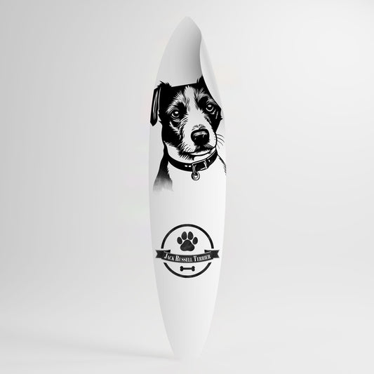 JACK RUSSEL TERRIER Väggdekal surfbräda