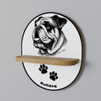 BULLDOG DOG Dekorationshylla