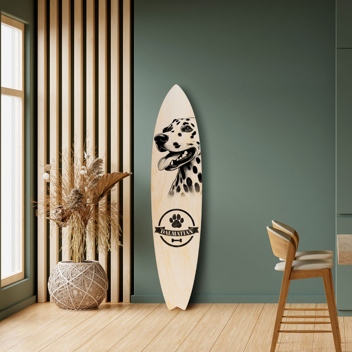 DALMATIAN DOG Surfboard Decorative Panel