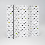 CATS COMPILATION Dekorativ rumsavdelare – 5 paneler
