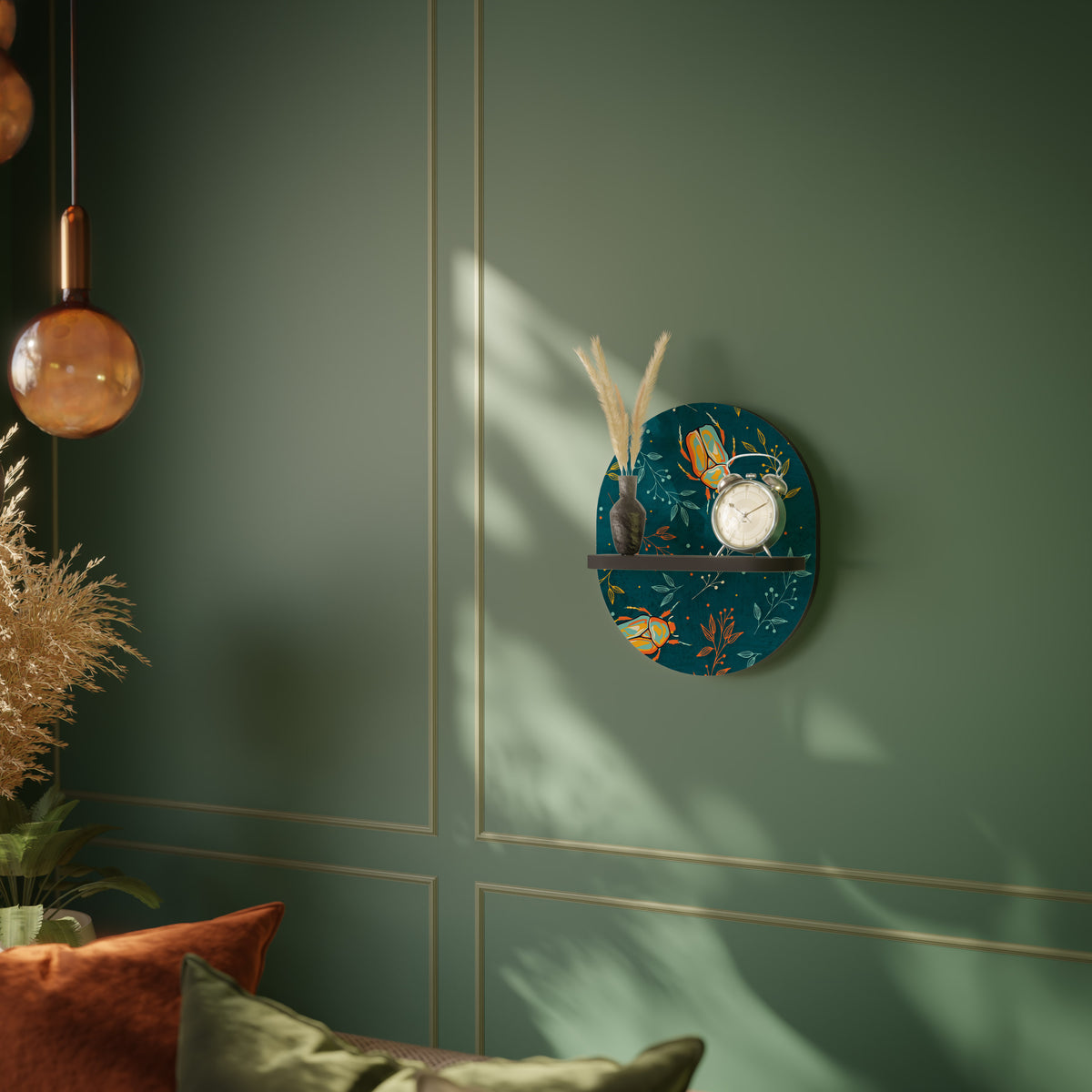 AUTUMN INSECTS Art Shelf