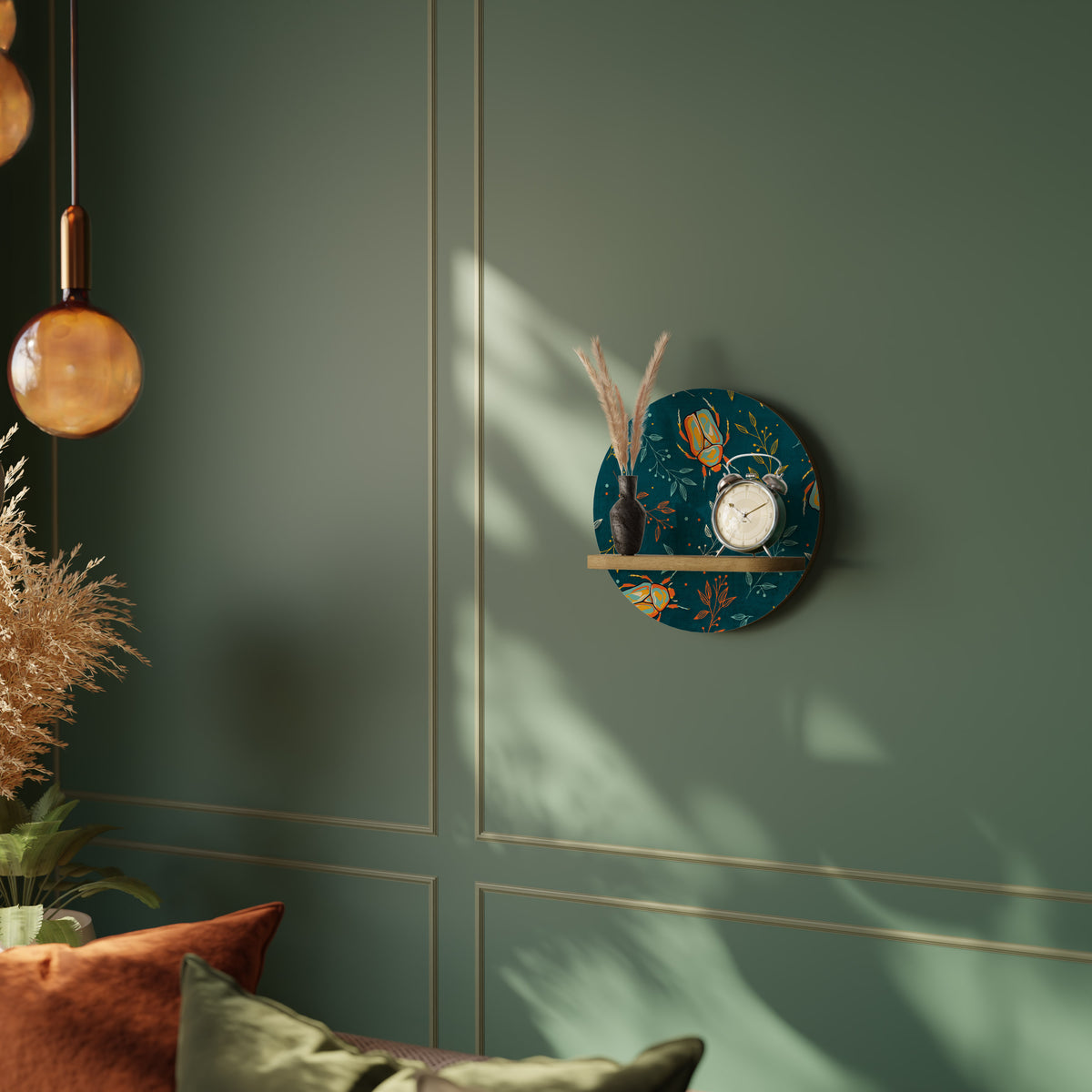 AUTUMN INSECTS Art Shelf