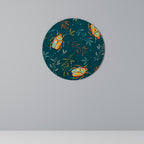 AUTUMN INSECTS Round Wall Art