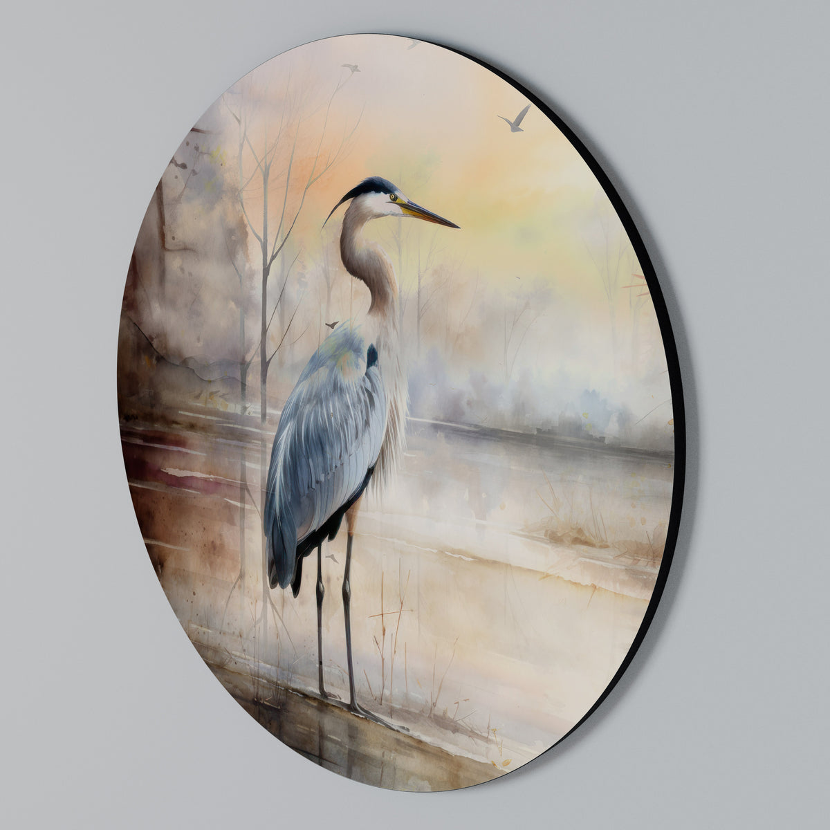 HERON DAYDREAM Rund väggdekor