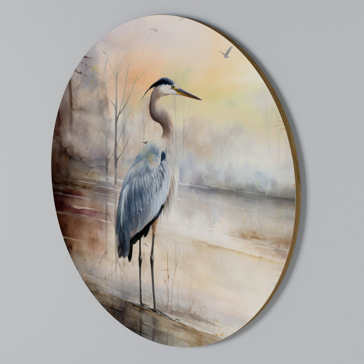 HERON DAYDREAM Rund väggdekor