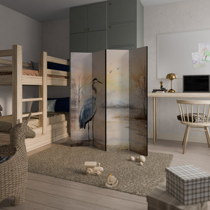 HERON DAYDREAM Dekorativ rumsavdelare med 4 paneler