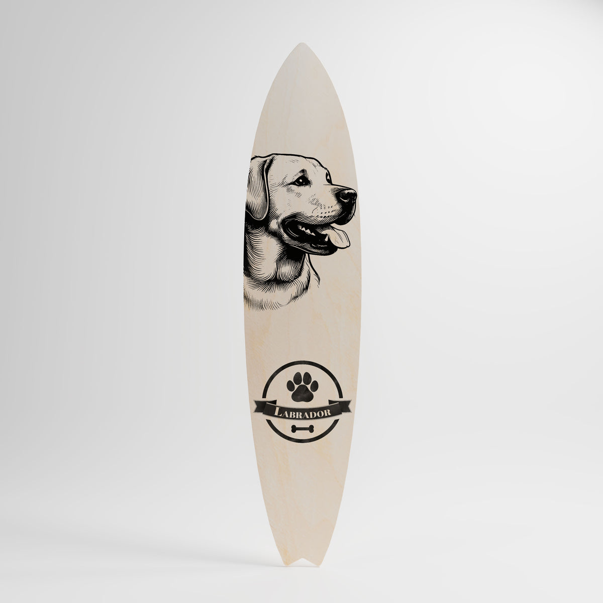 LABRADOR DOG Dekorativ Surfbräda