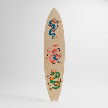 MYTHOLOGICAL CREATURES Dekorativ Surfbräda
