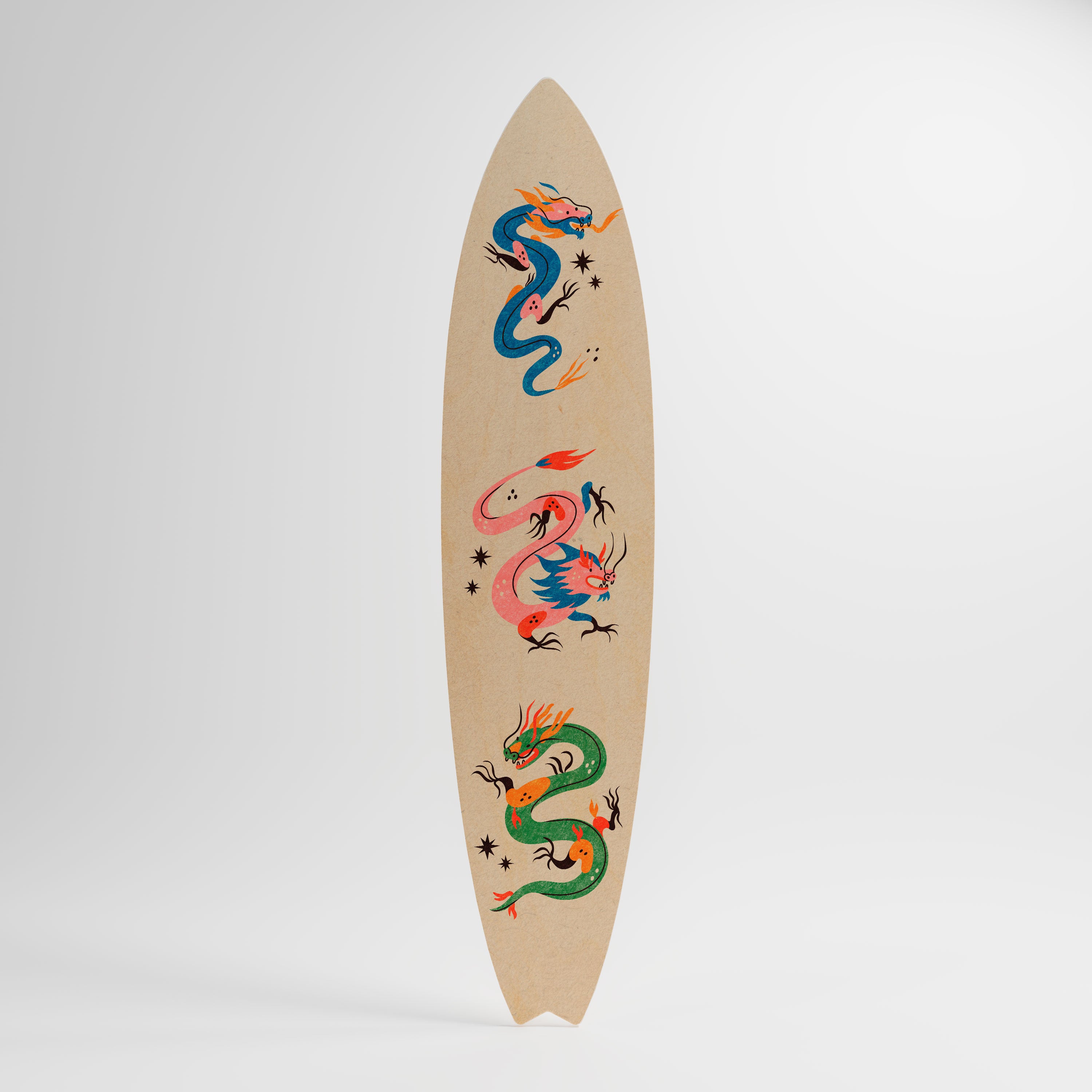 MYTHOLOGICAL CREATURES Dekorativ Surfbräda
