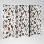 HAPPY HENS Rumsavdelare 6 paneler