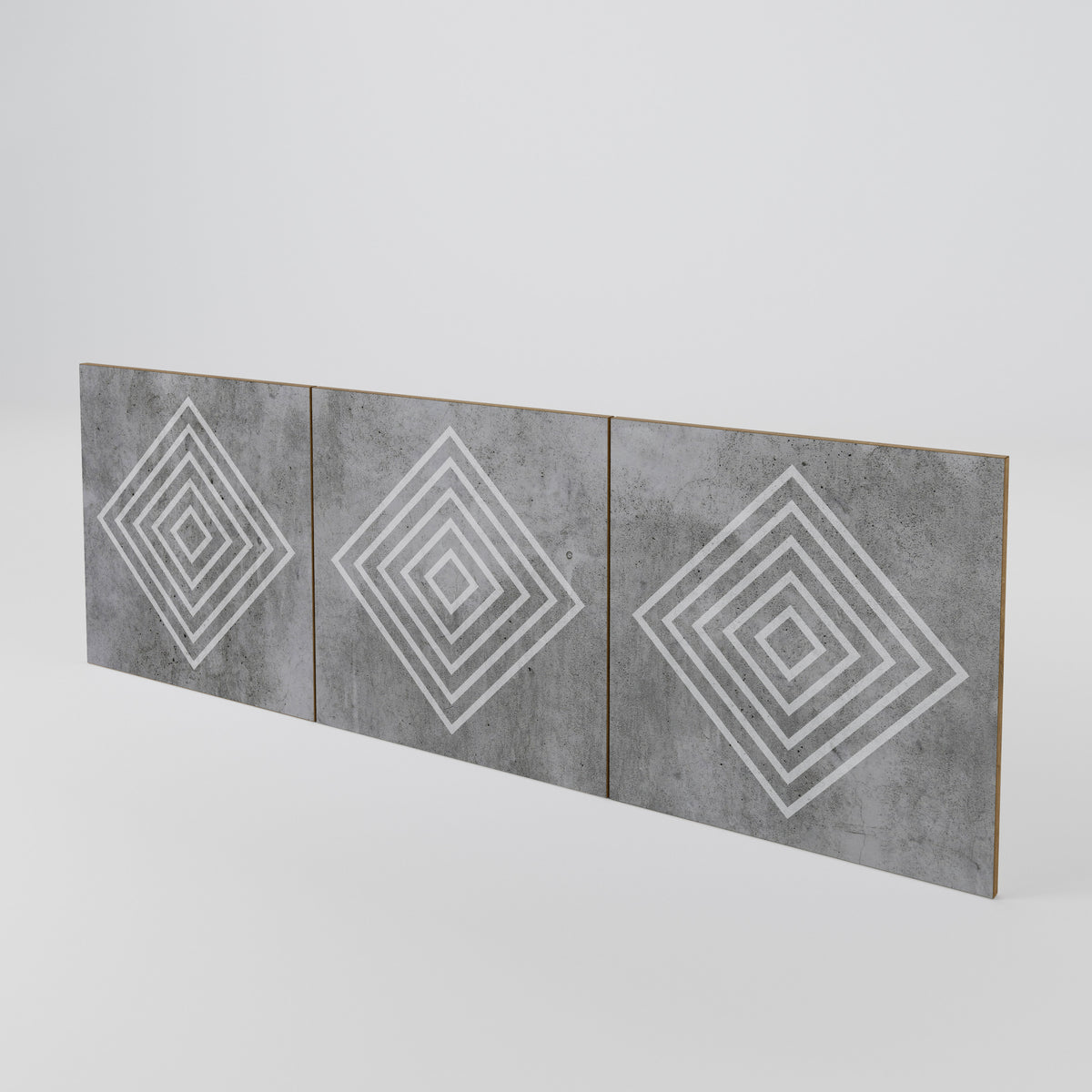 POLYGONAL ARTISTRY 3-Piece Sideboard Door Set