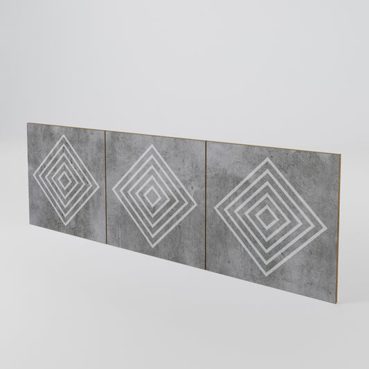 POLYGONAL ARTISTRY Luckset med 3 dörrar till sideboard