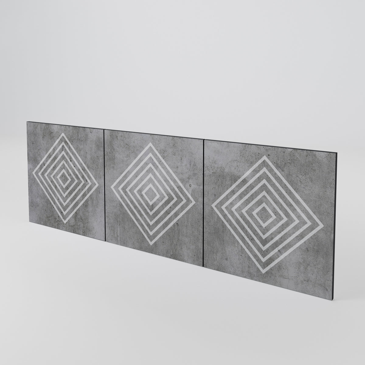 POLYGONAL ARTISTRY Luckset med 3 dörrar till sideboard