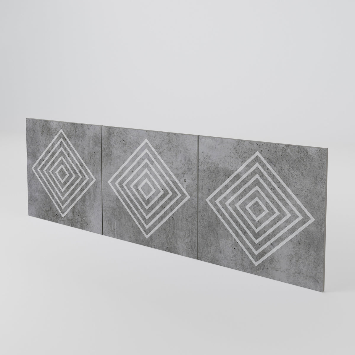 POLYGONAL ARTISTRY Luckset med 3 dörrar till sideboard