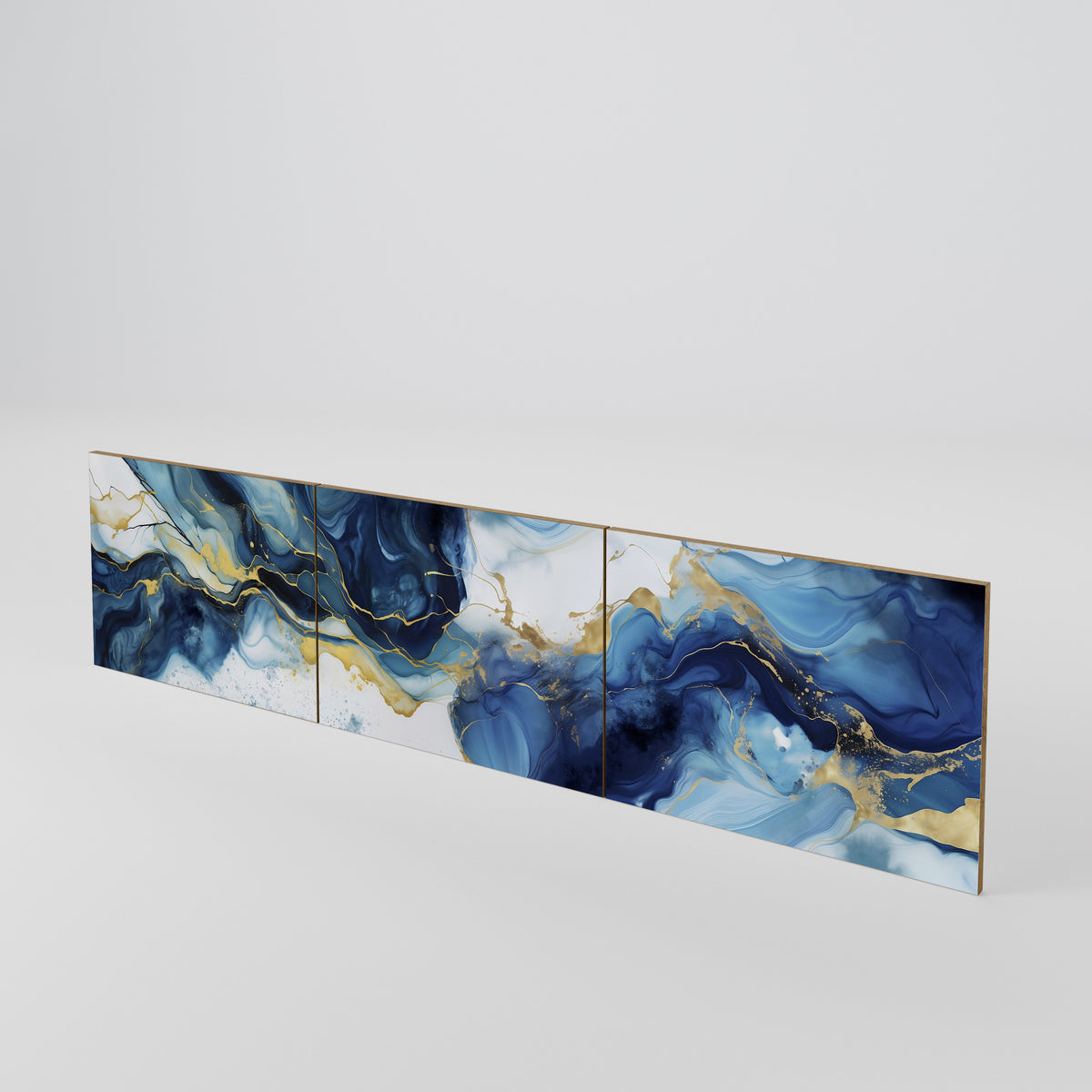 INKY MARBLE Luckset med 3 dörrar till TV-bänk