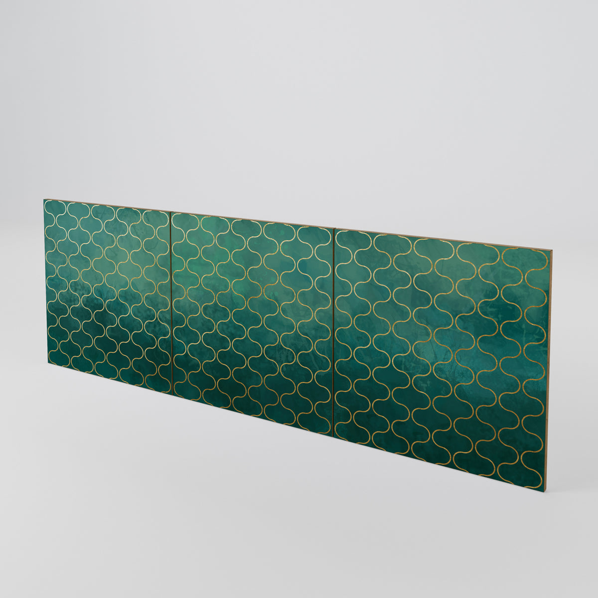 TESSELATED GREENERY Luckset med 3 dörrar till sideboard