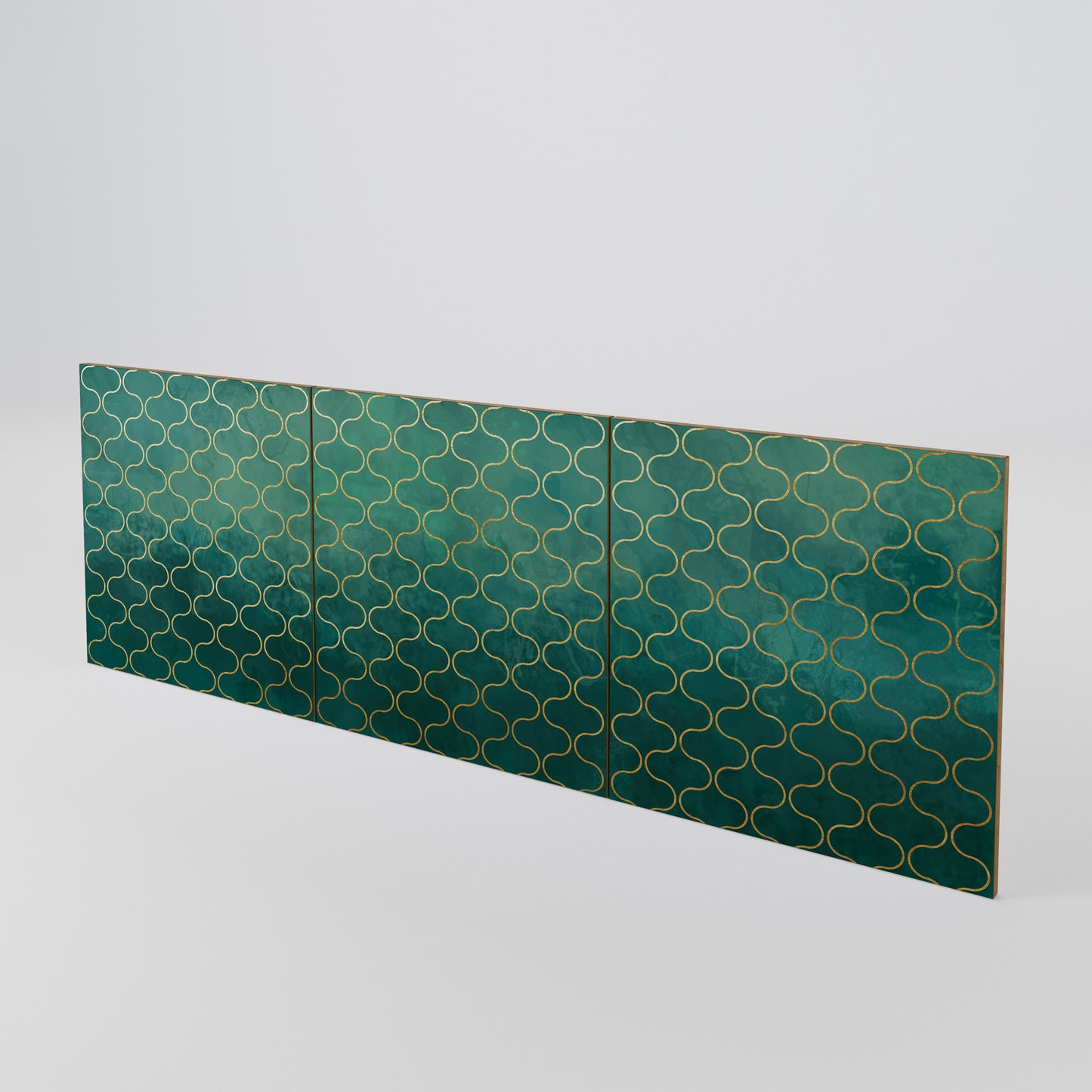 TESSELATED GREENERY Luckset med 3 dörrar till sideboard